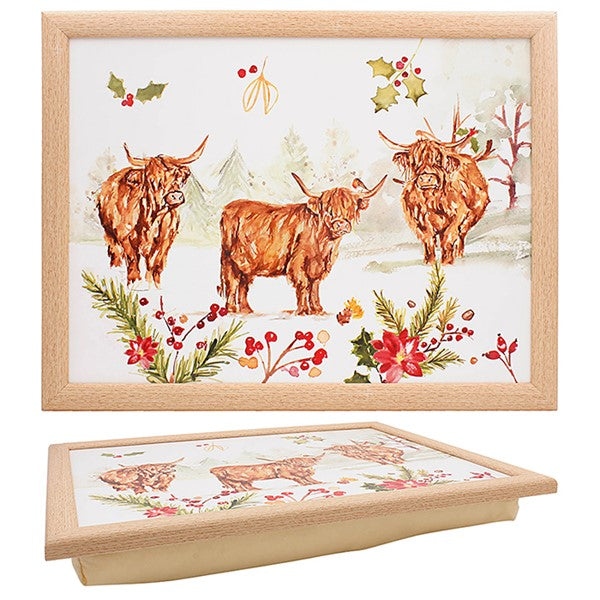 Jennifer Rose Highland Cow Laptray