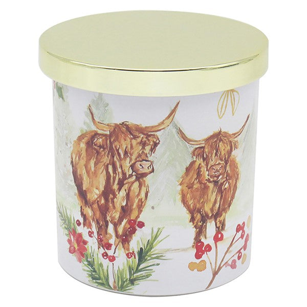 Jennifer Rose Highland Cow Candle