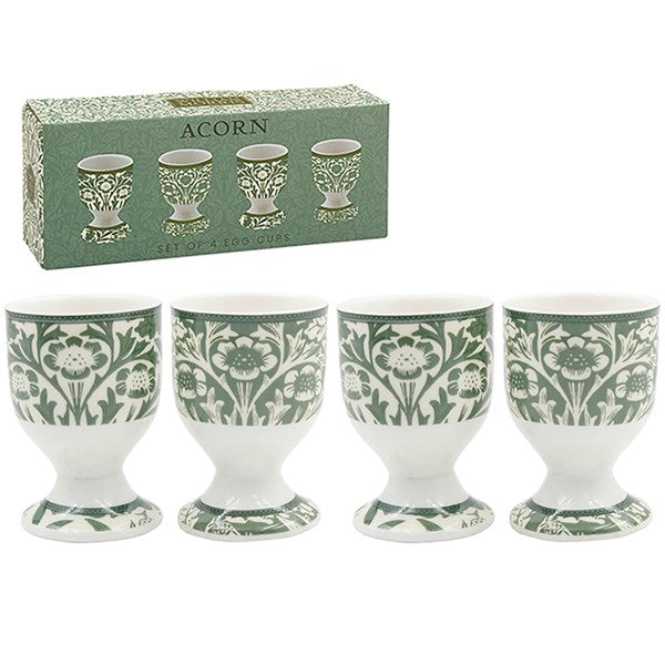 William Morris Acorn Egg Cups Set of 4