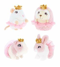 14cm Keelco Pink Animals 4 Asstd