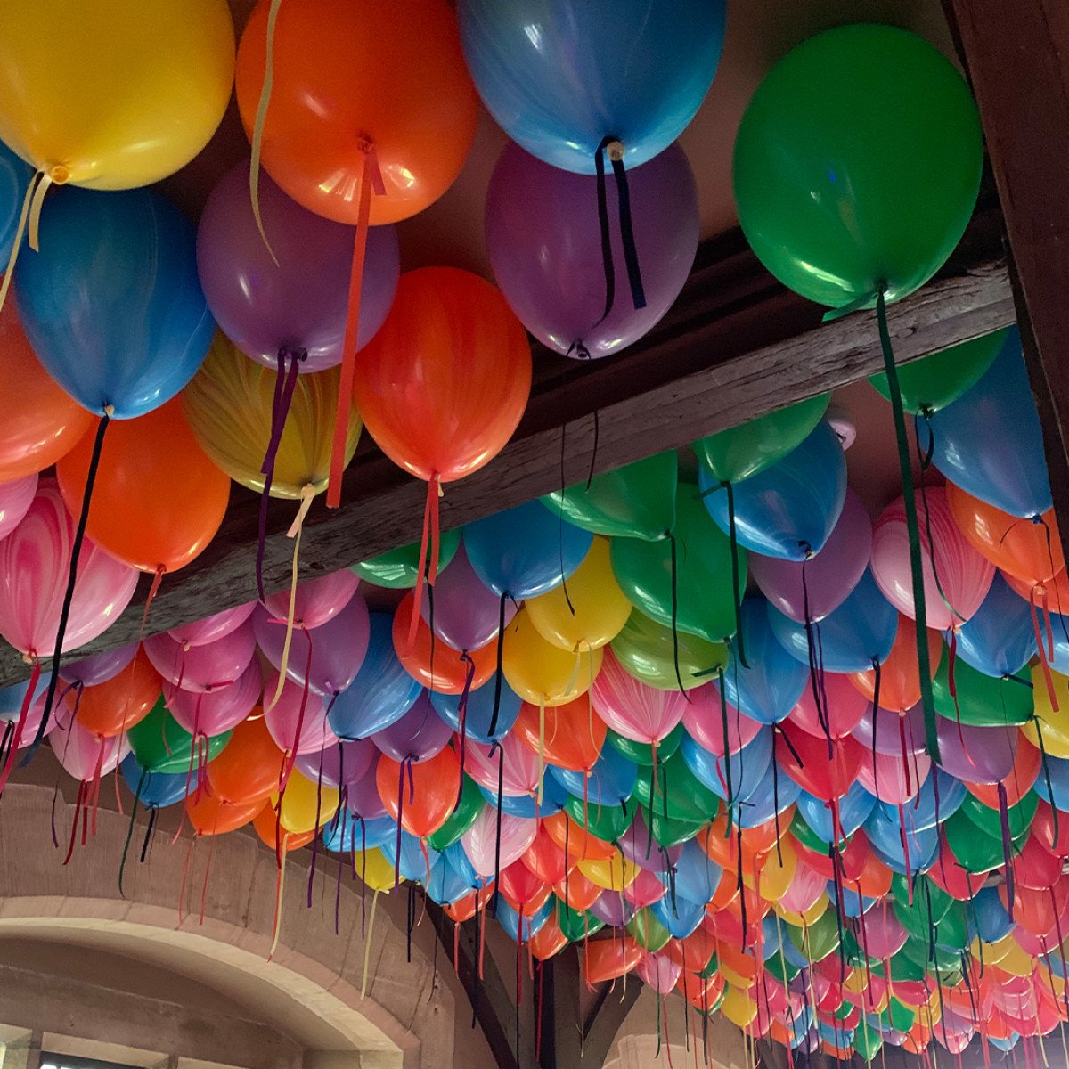 Pride Party Latex Ceiling Balloons (Helium Filled)