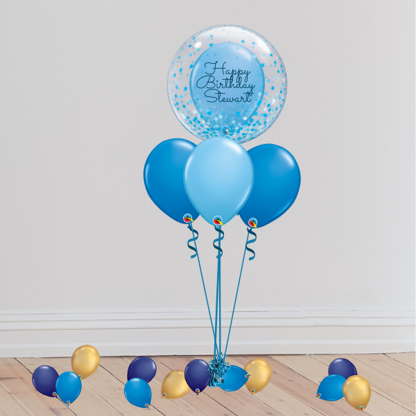 Deco Bubble with Trio Latex Bouquet
