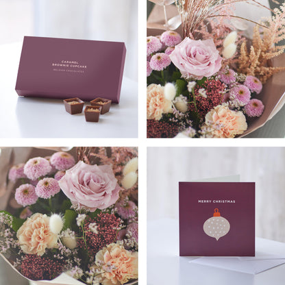 Opulent Winter Trending Gift Box, Chocolates & Card