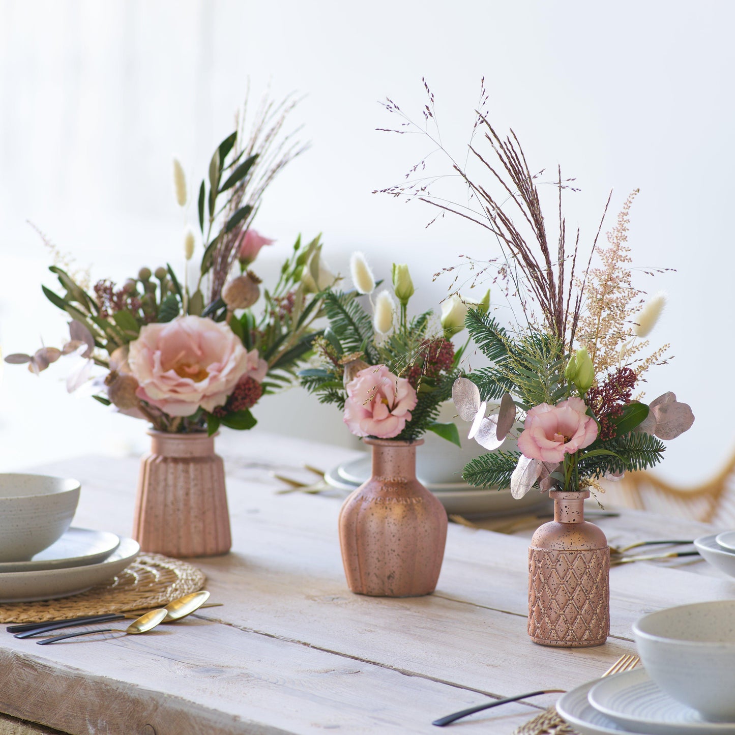 Winter Trending Table Arrangement