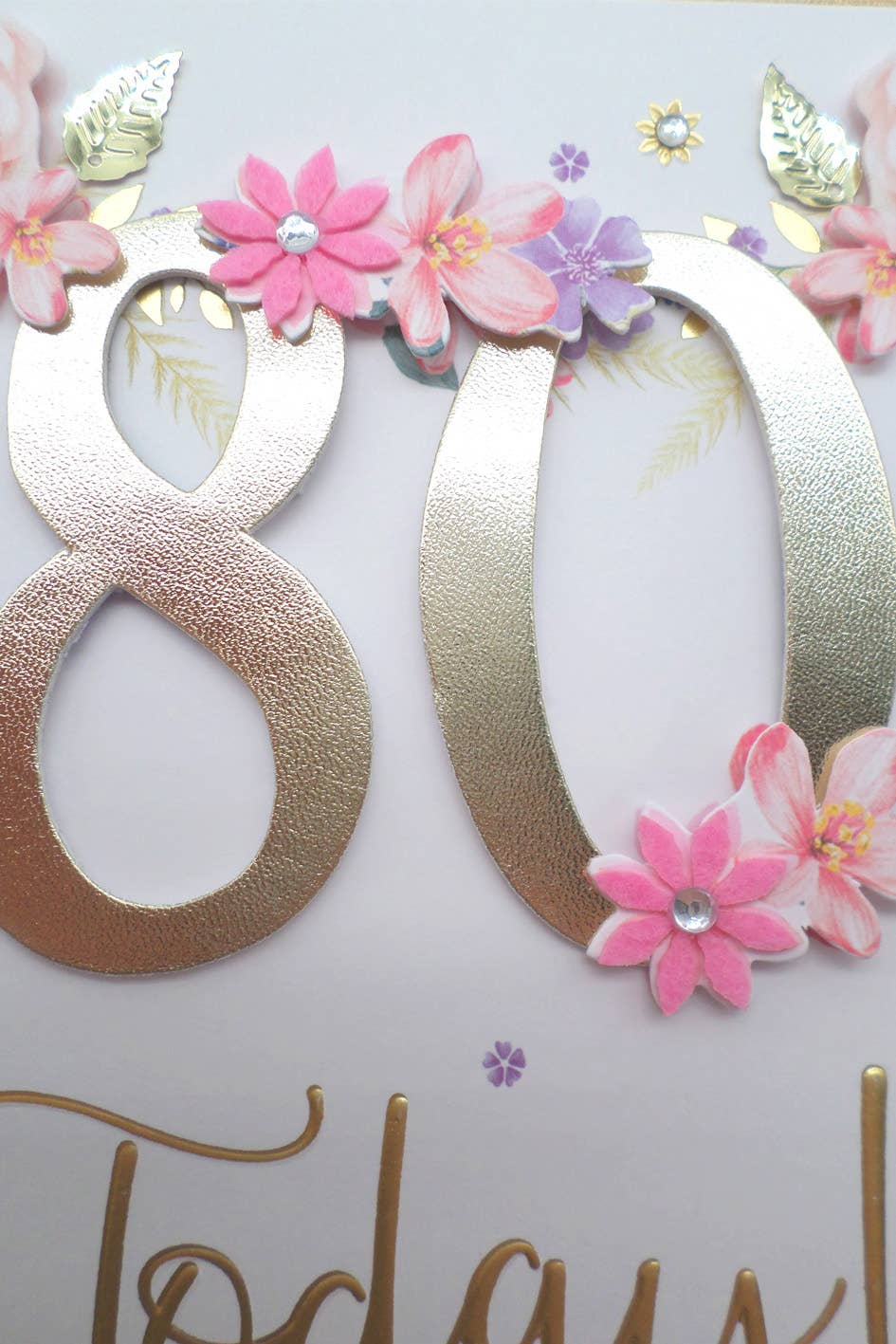 80th - Flowers - Champagne - Second Nature