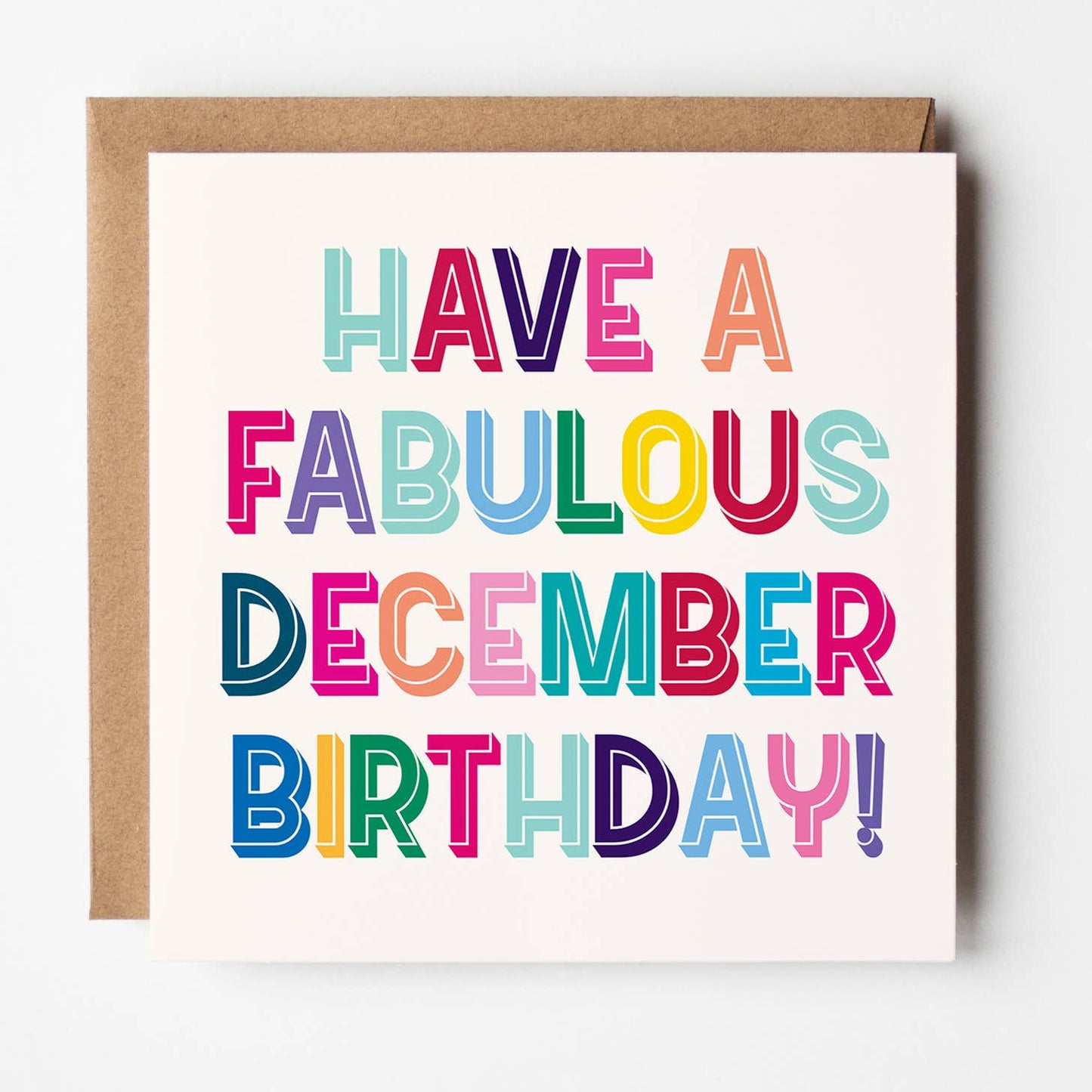 Month Of The Year - Fabulous Birthday Card
