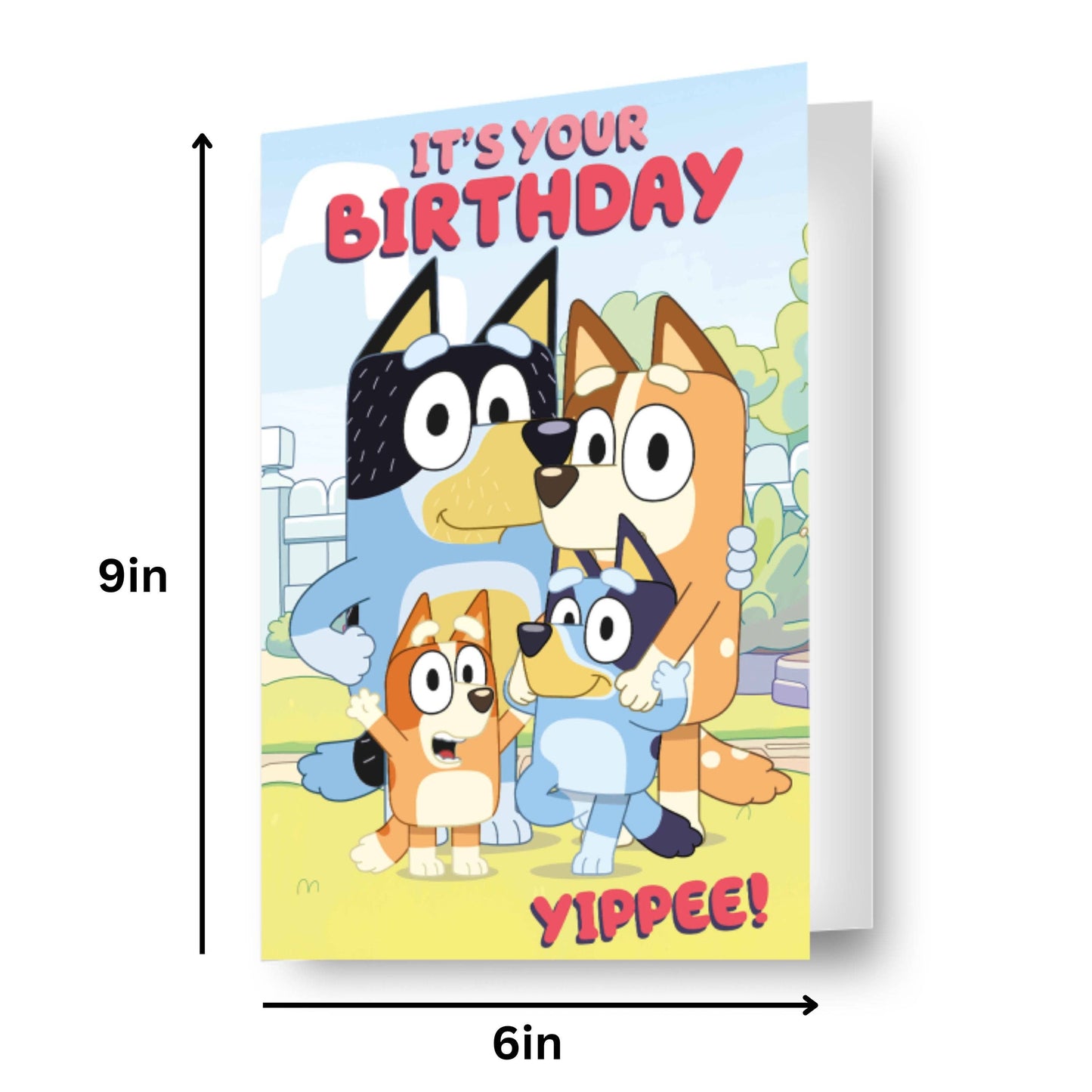 Bluey Jigsaw Birthday Card