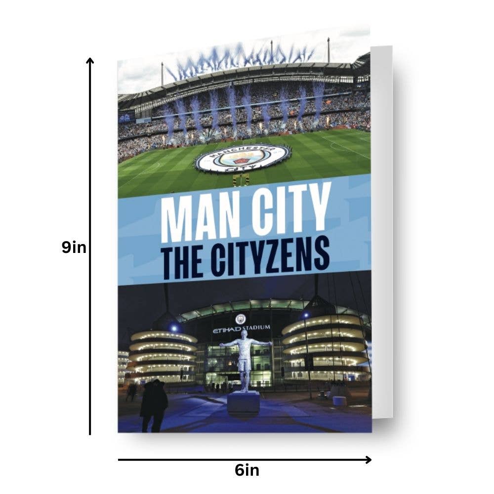 MANCHESTER CITY FC LENTICULAR 3D-EFFECT CARD