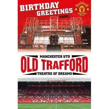 Manchester United FC Old Trafford Stadium Pop Up Card