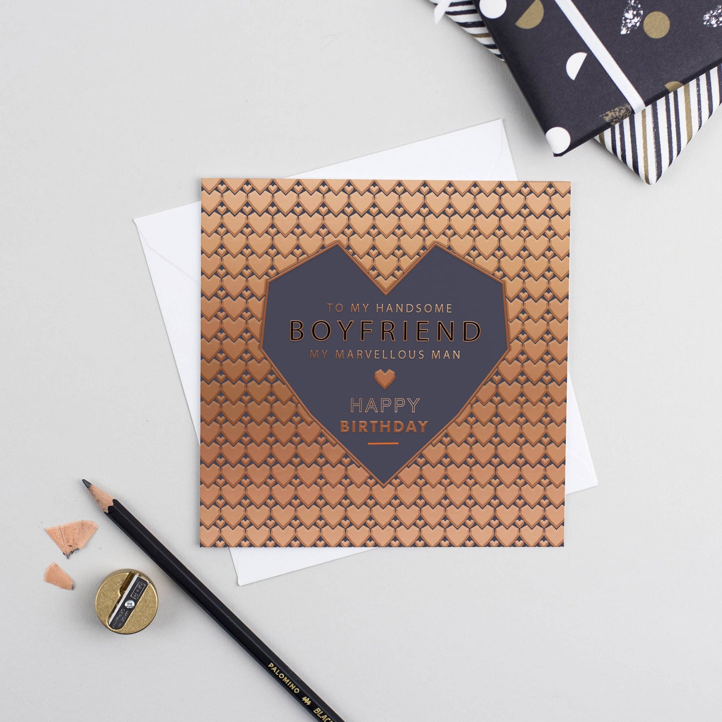 Pocket Square Boyfriend Birthday Card