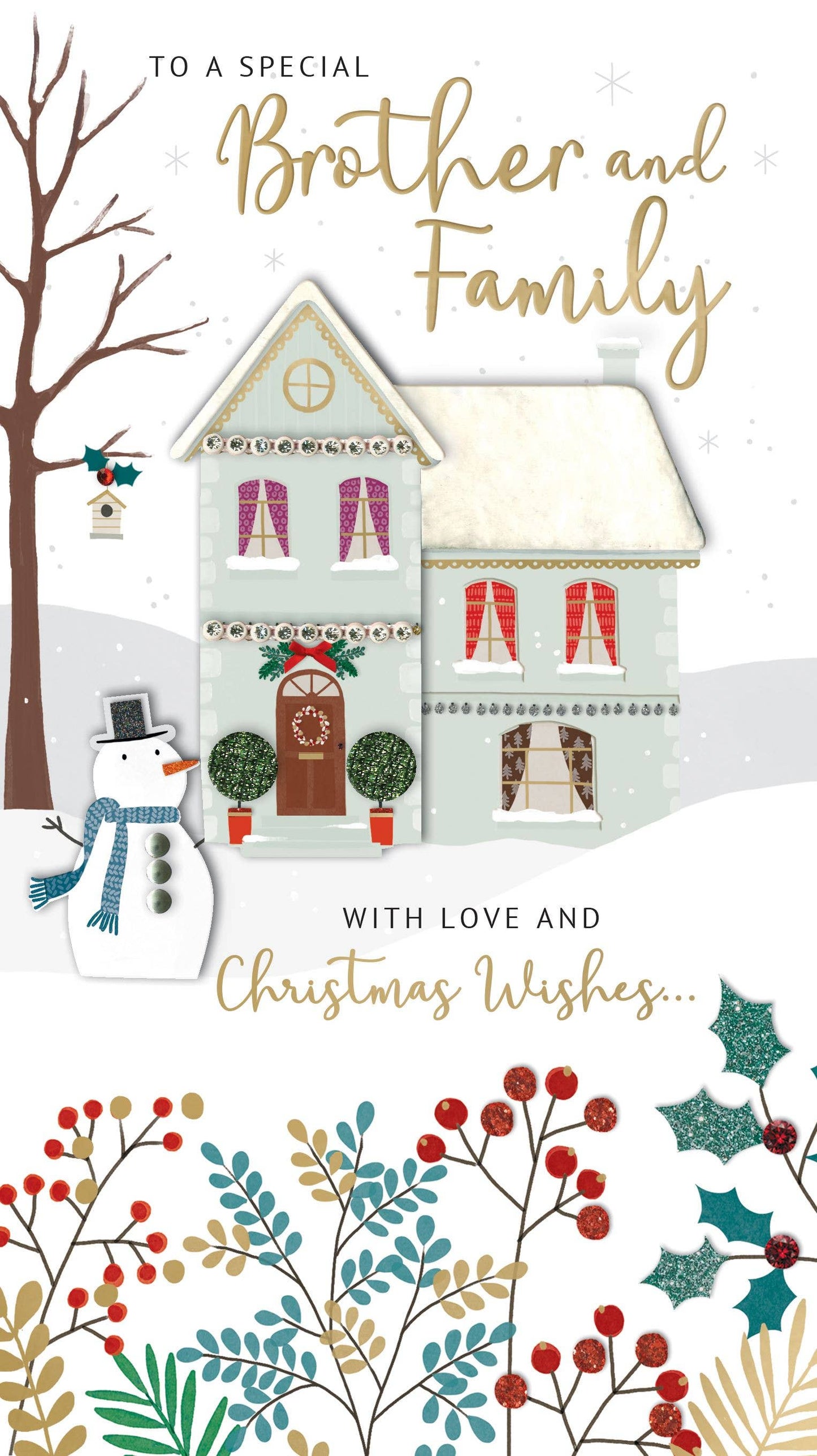 Brother&Family-House-Christmas Card-Champagne-Second Nature