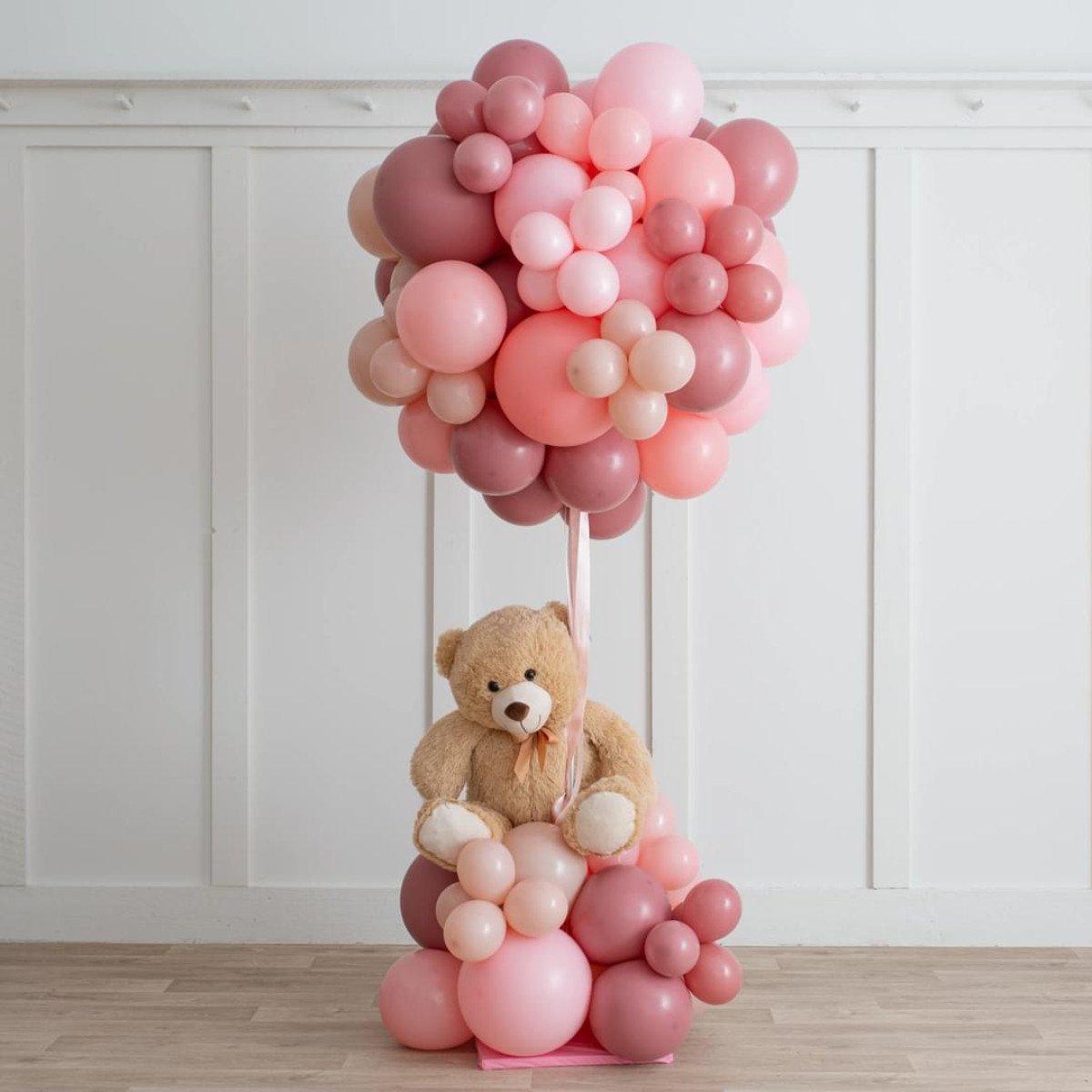 Pink Rose Gold Latex Hot Air Balloon (Toy Not Included)