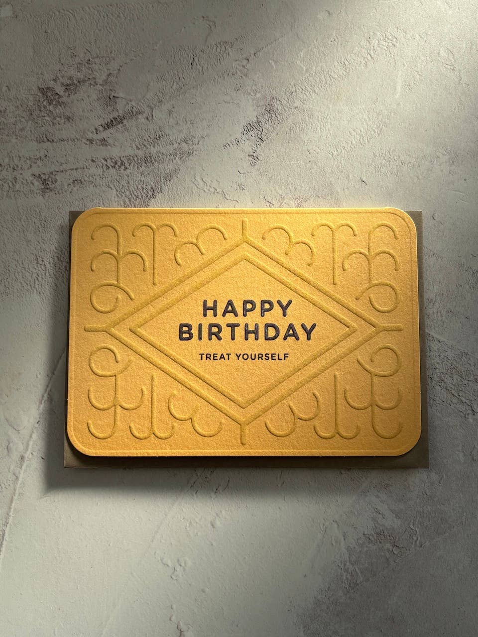 Custard Creme Biscuit (birthday) Card