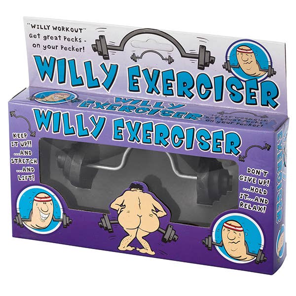 Willy Exerciser - Father's Day Gifts, Rude Gag Gifts for Him - Novelty Gifts