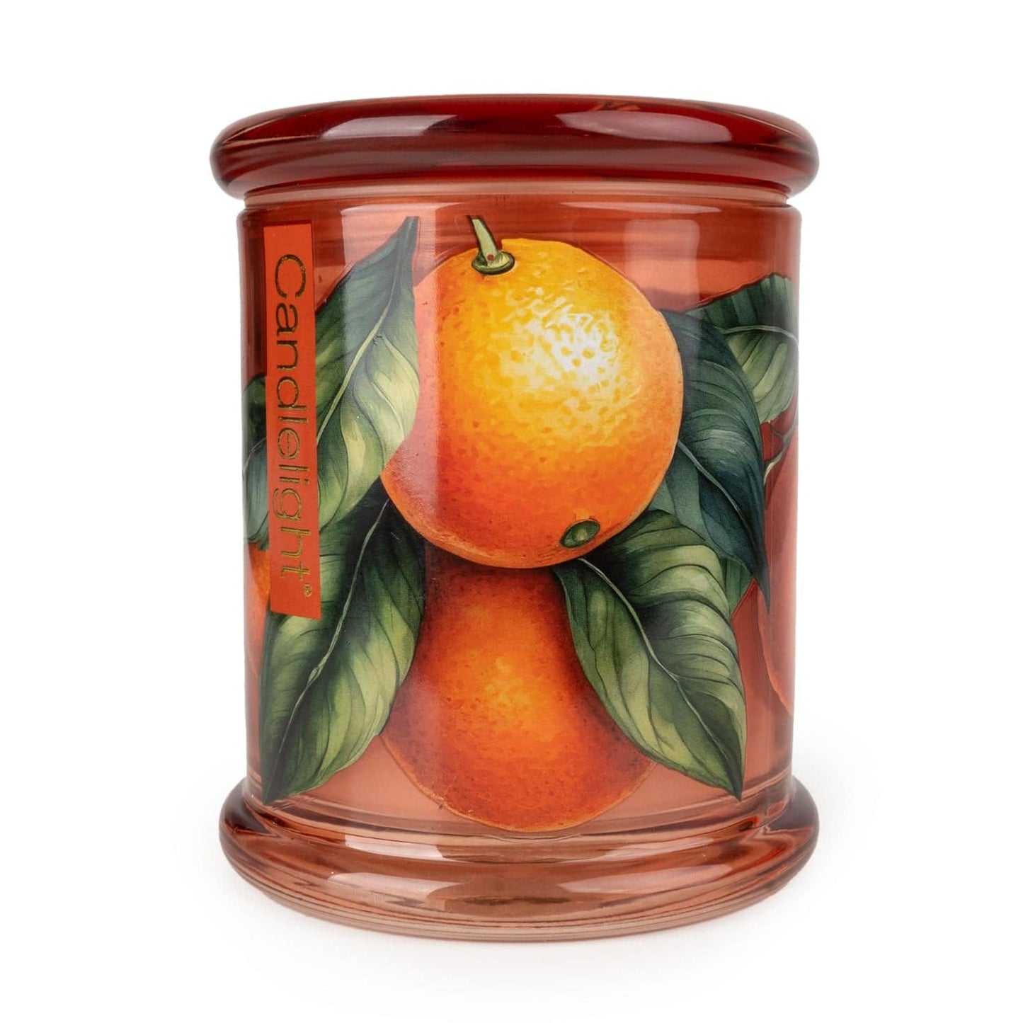 Large Glass Lidded Jar Candle - Mandarin & Orange Blossom