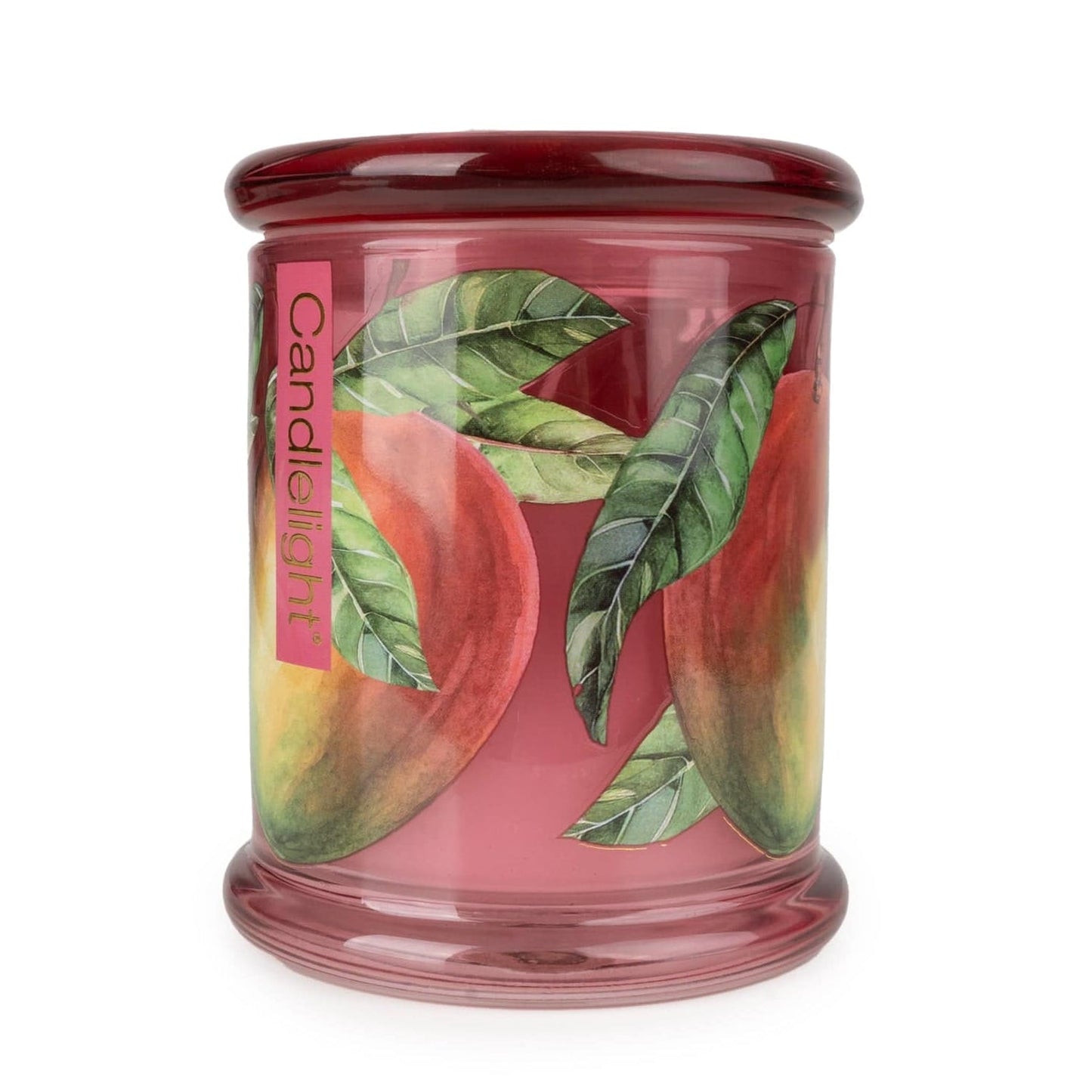 Large Glass Lidded Jar Candle - Mango & Honey