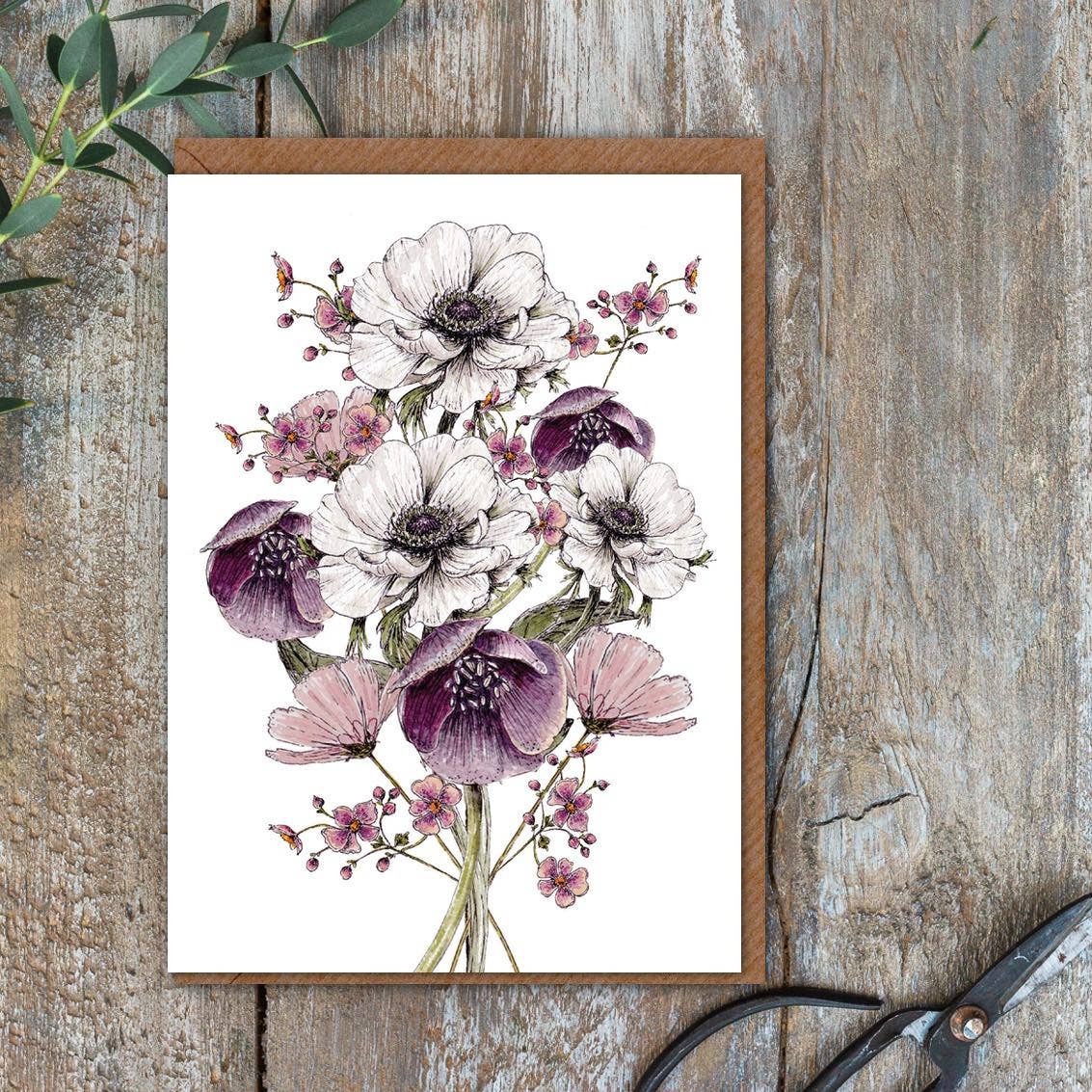 Velvet & Ivory Card (Cello-Free)