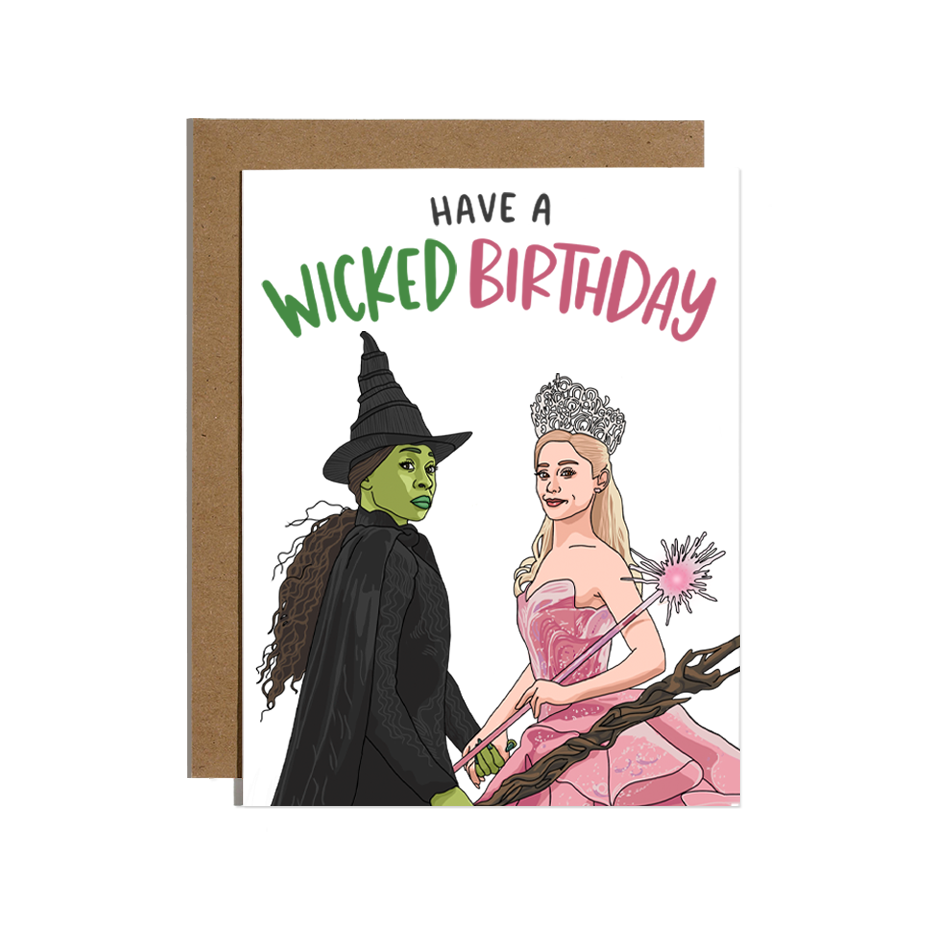 Wicked Birthday Greetings Card