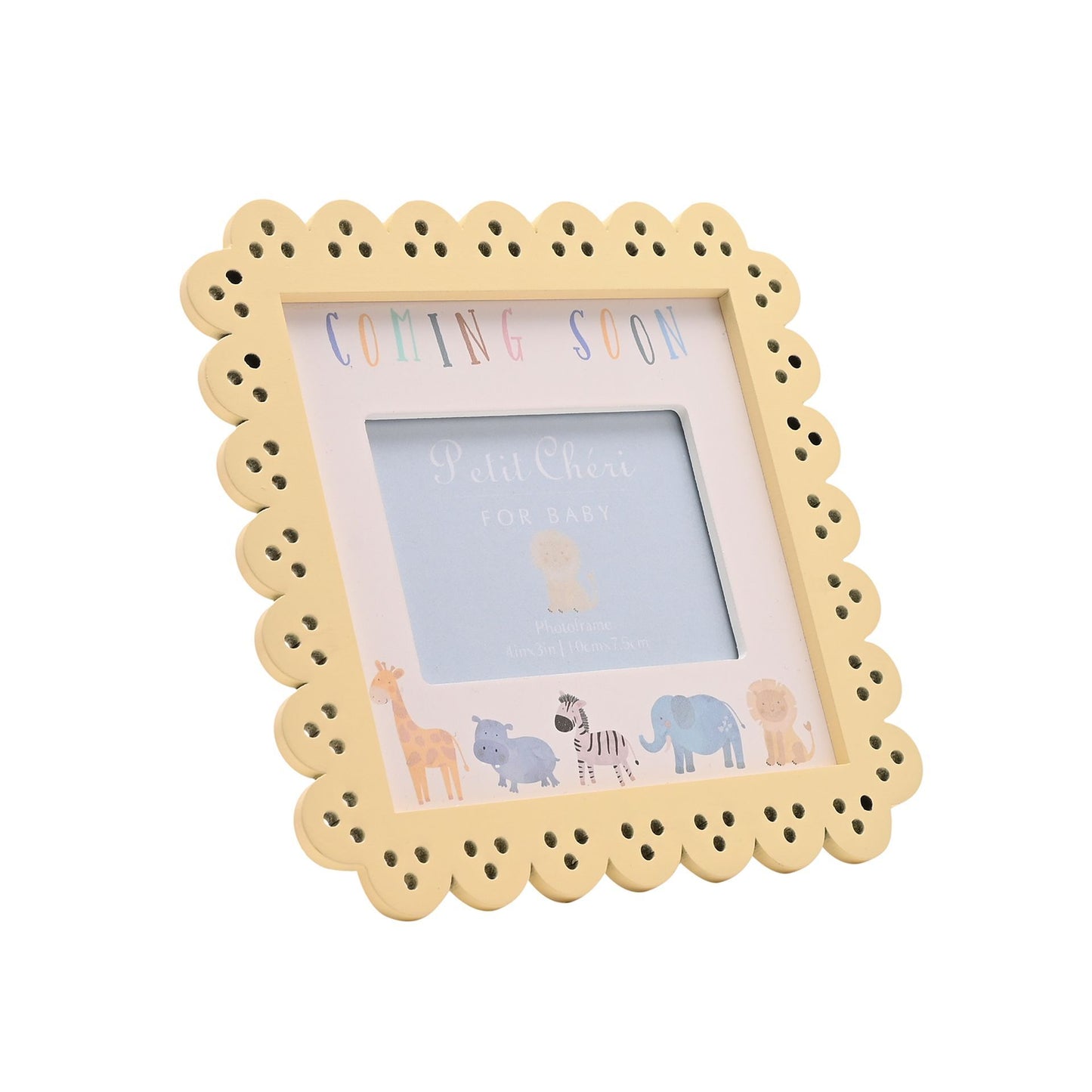 Petit Cheri Scallop Frame 4" x 3"