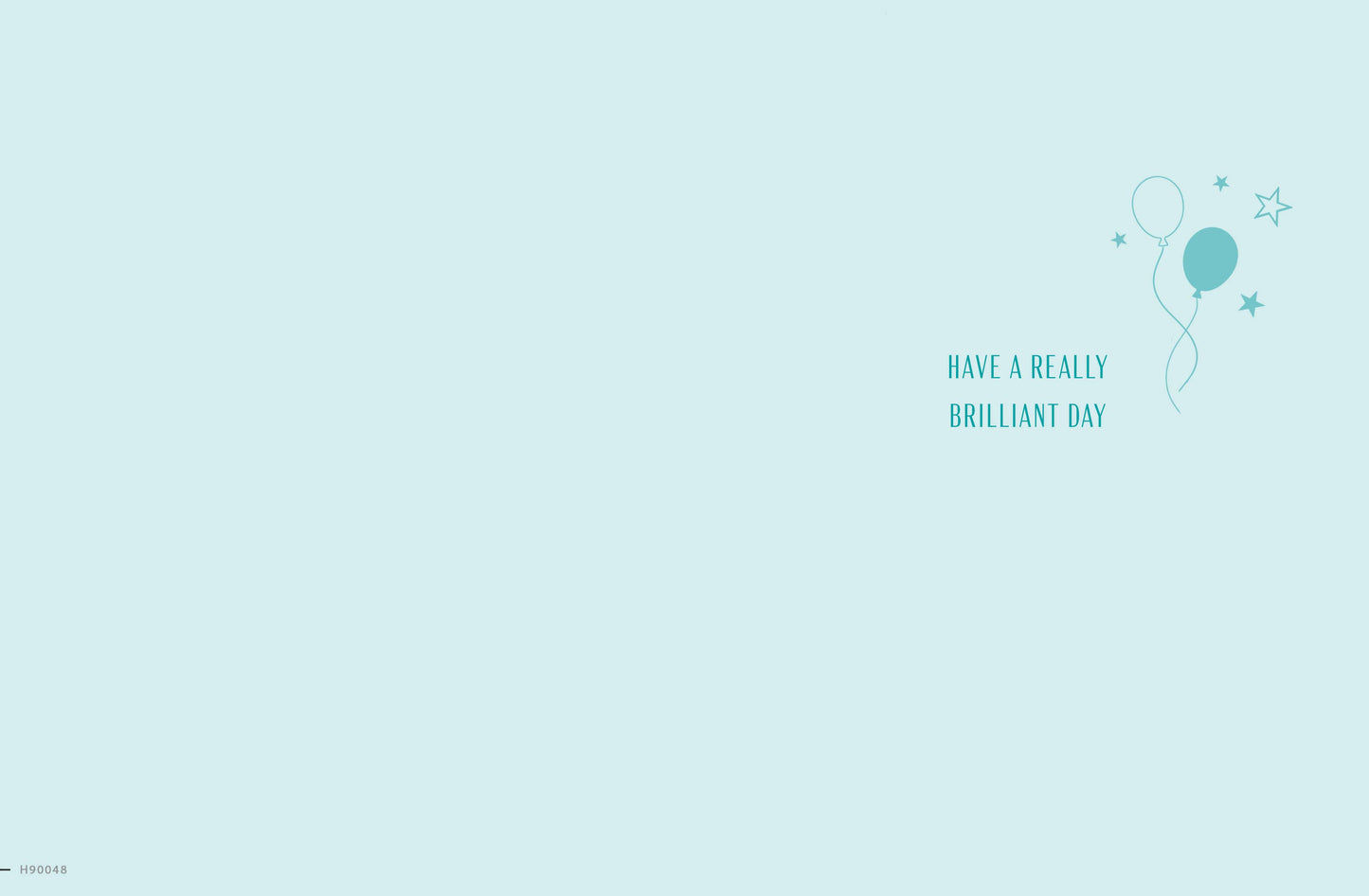 Birthday Card, Nephew, Present On Turquoise