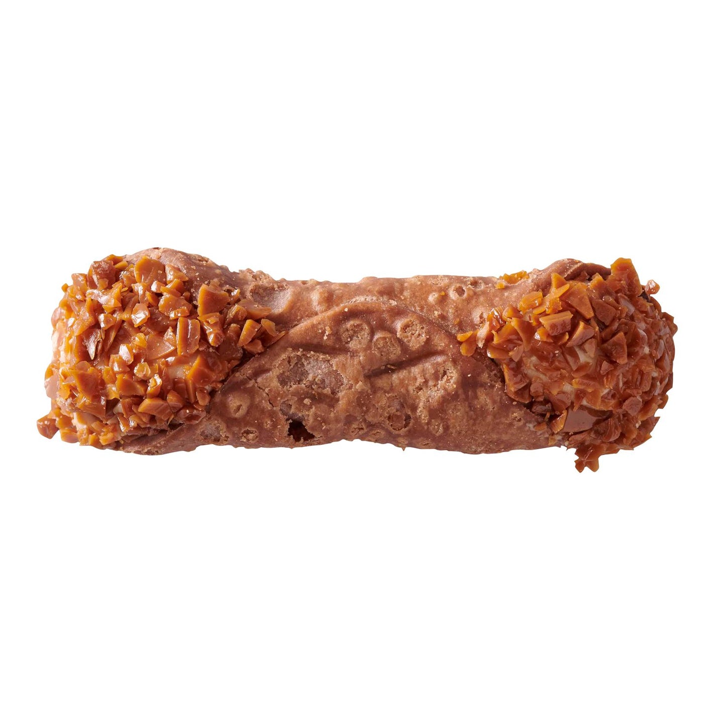 Handmade Cannoli with Caramel Sea Salt Filling