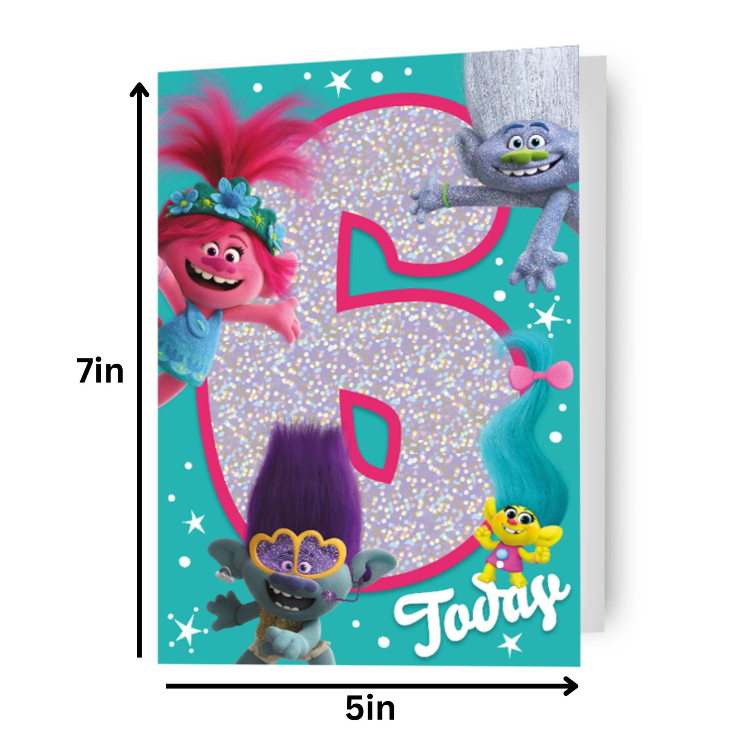 Trolls Age 6 Birthday Card