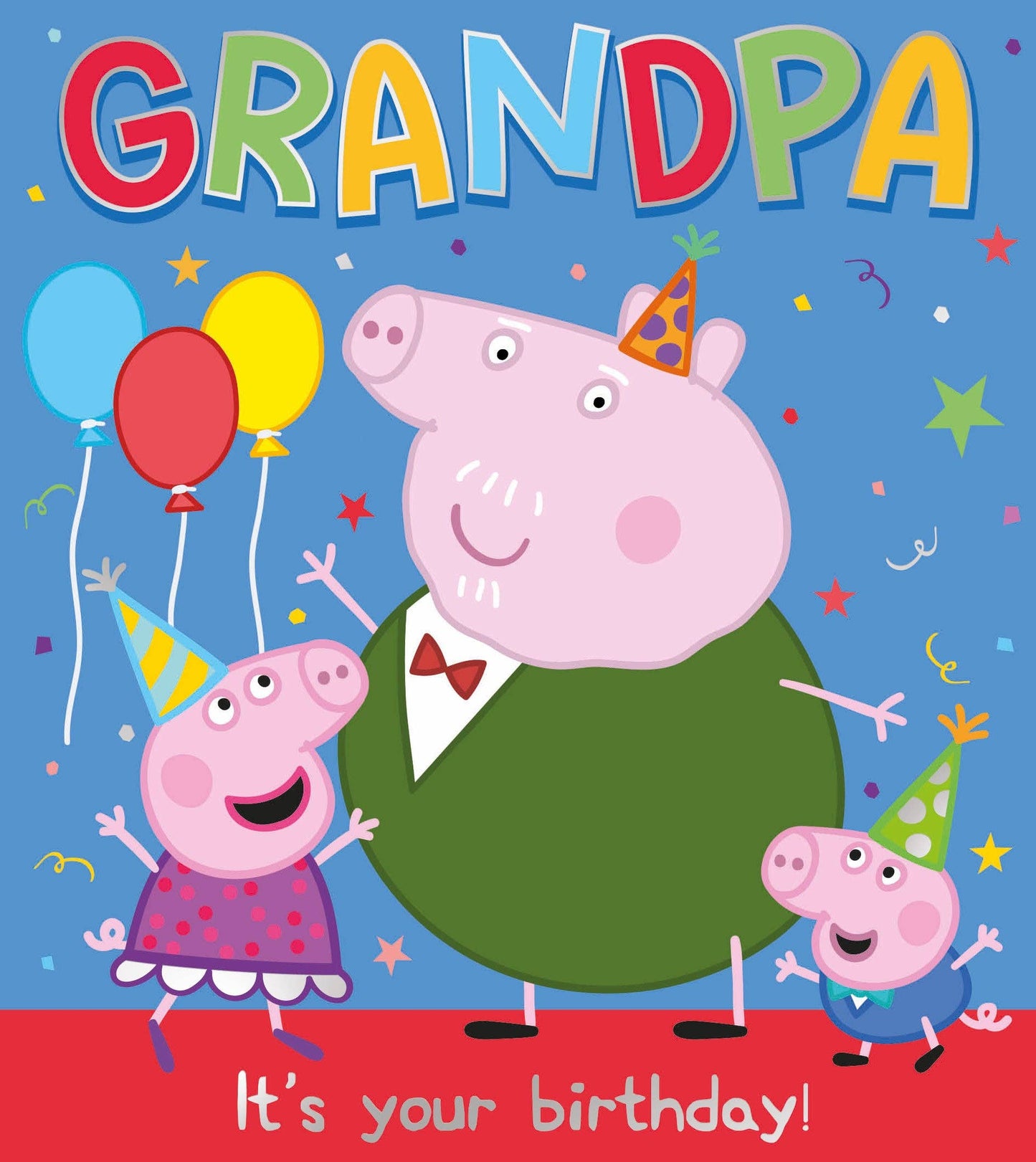 Peppa Pig Grandpa Birthday Card