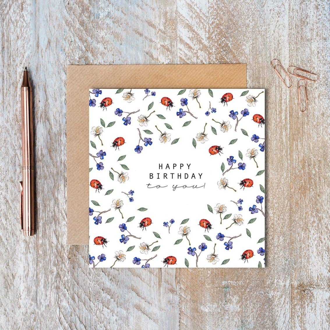 Happy Birthday to You! (Ladybird Pure) Card