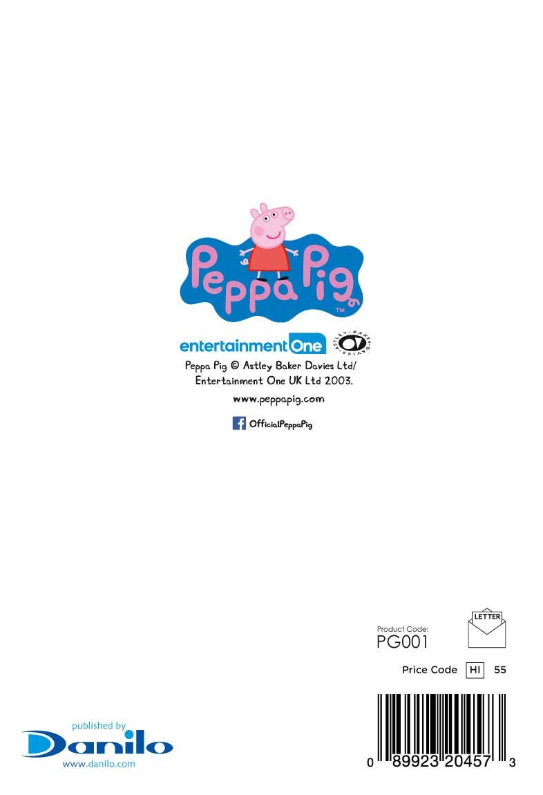 Peppa Pig Age 1 Birthday Card