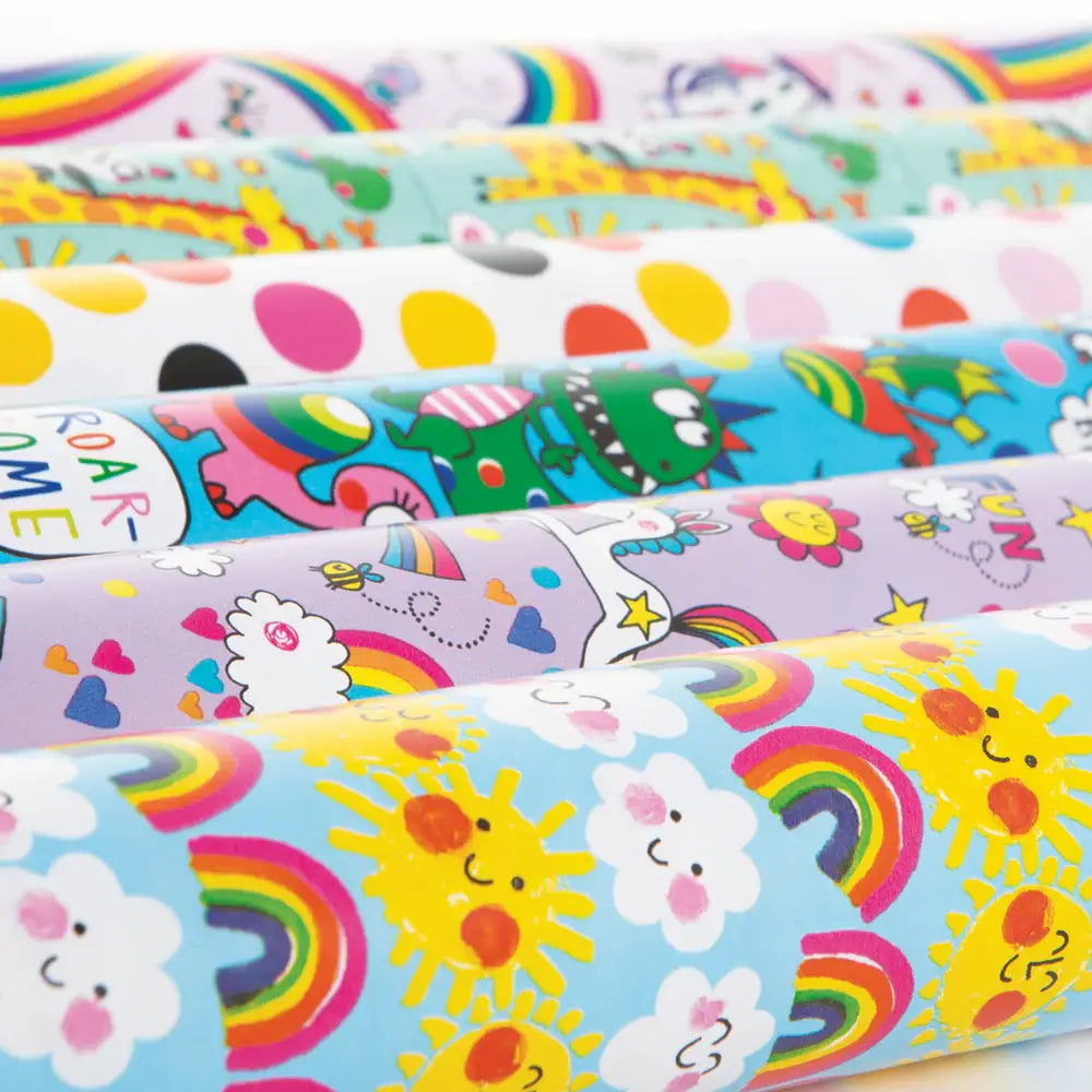 Mixed Roll Wrap Bin - 6 Designs