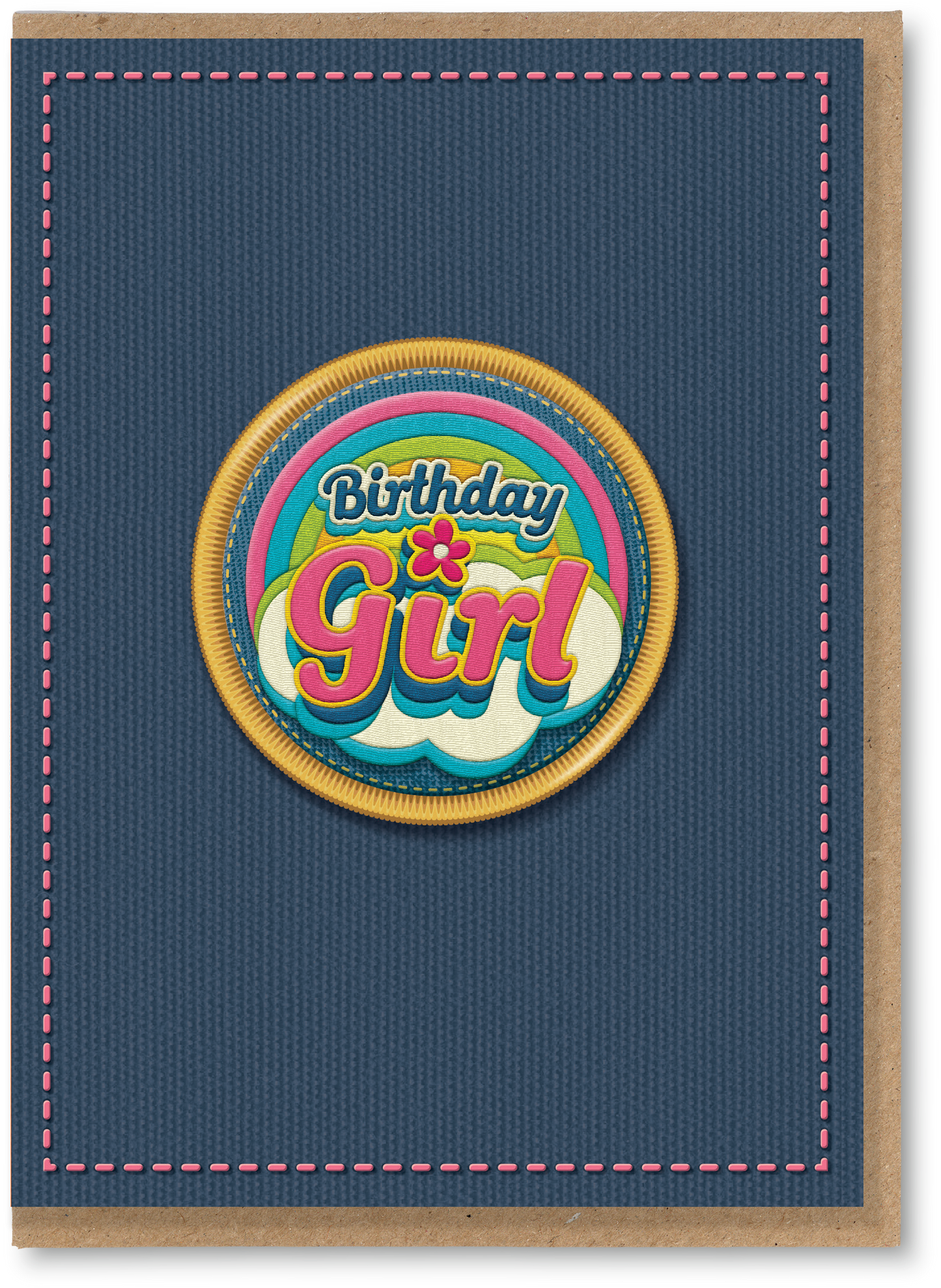 NAP14 Birthday card, birthday girl