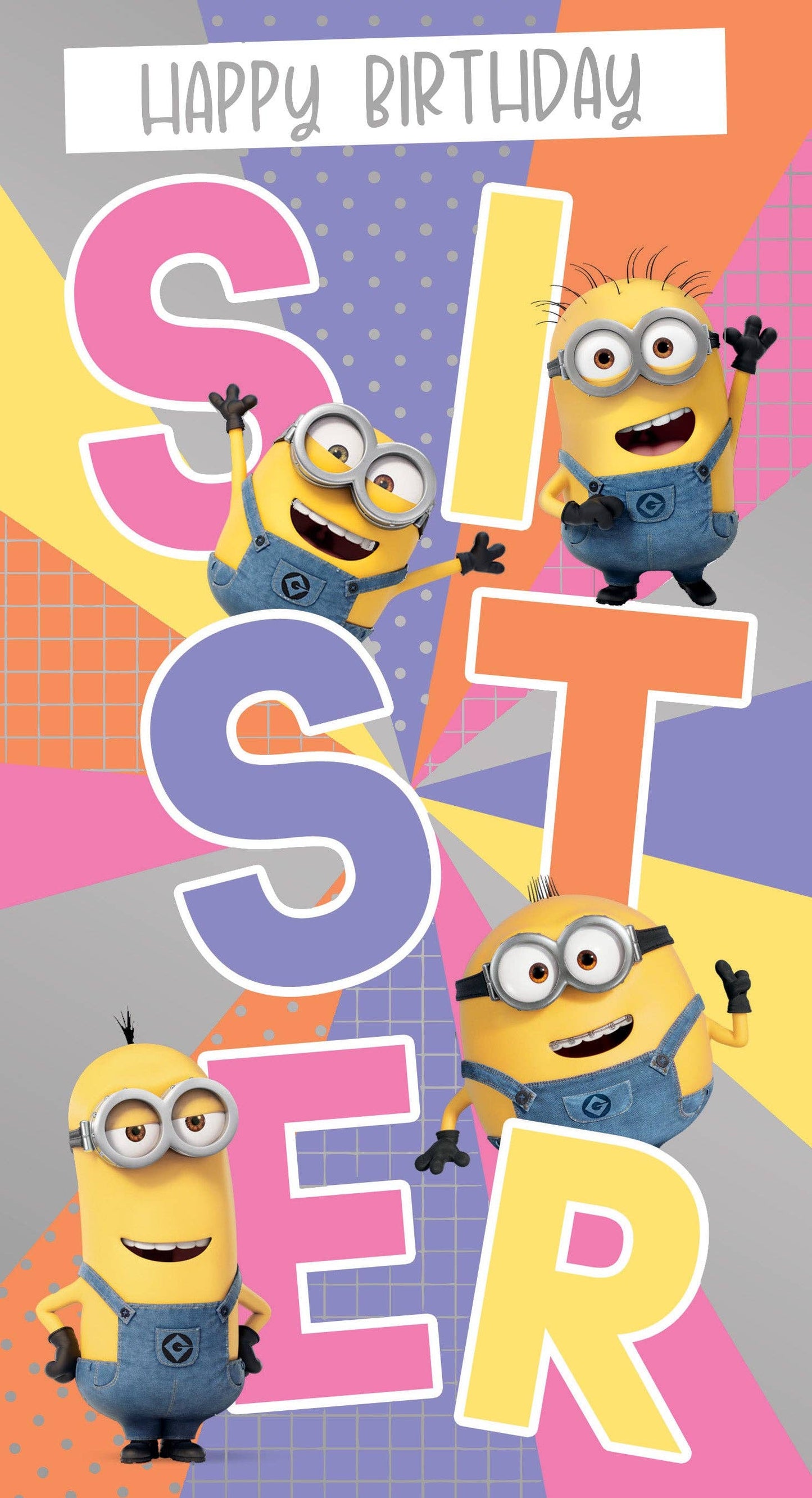 Despicable Me Sister Birthday Card