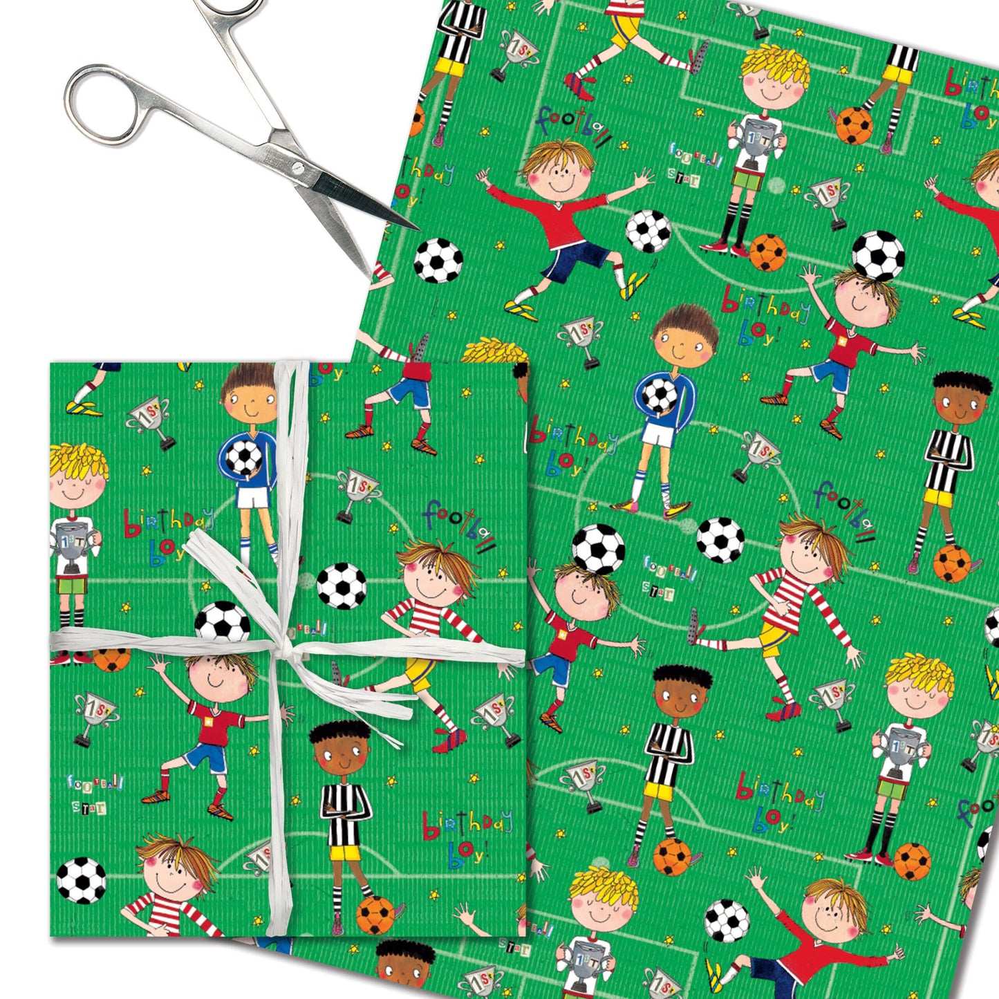 Gift Wrap Sheets - Football
