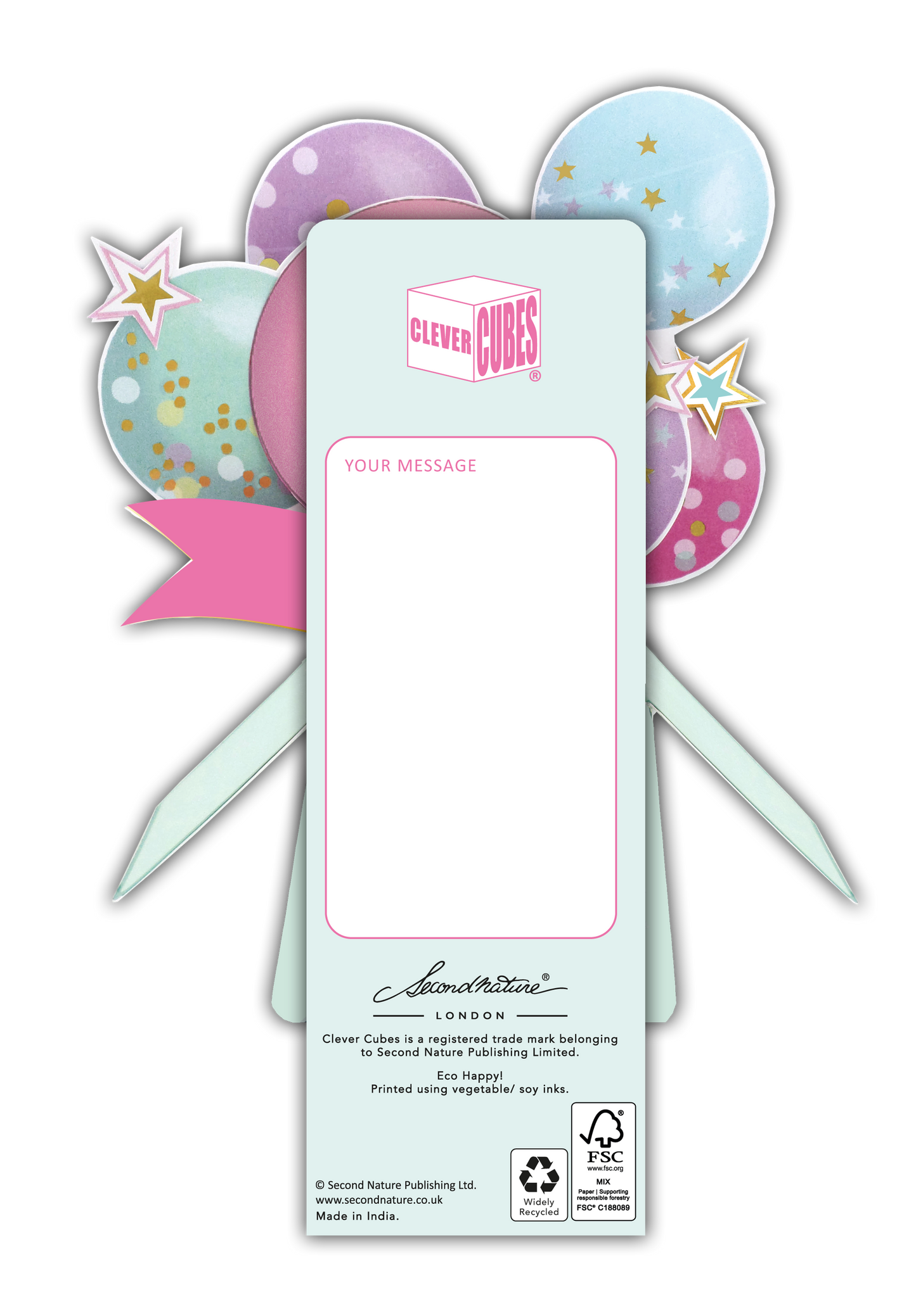 18th Balloons - 3D Pop Up's Greeting Card - Second Nature
