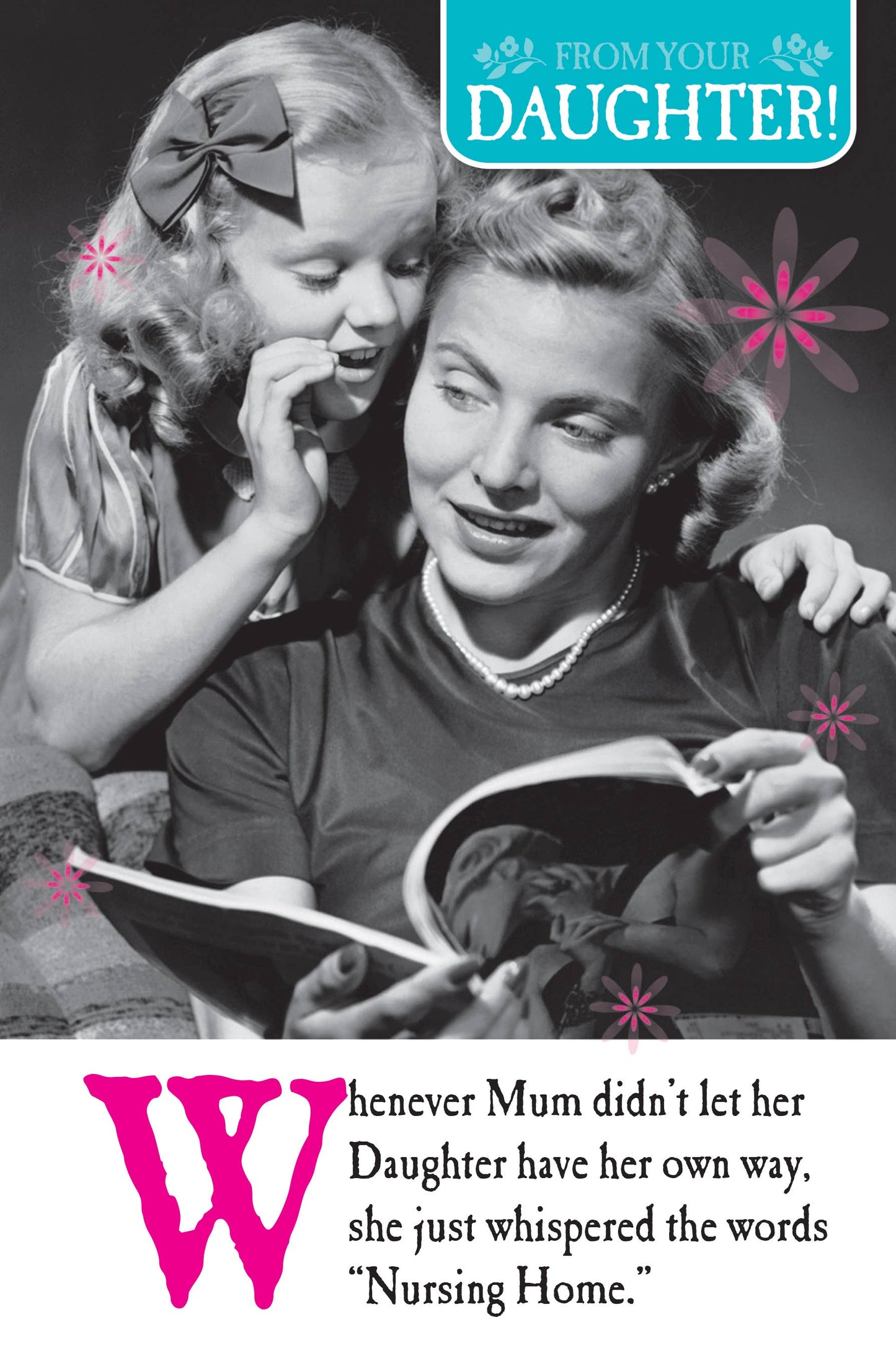 On The Ceiling Mum From Daughter Mother's Day Card