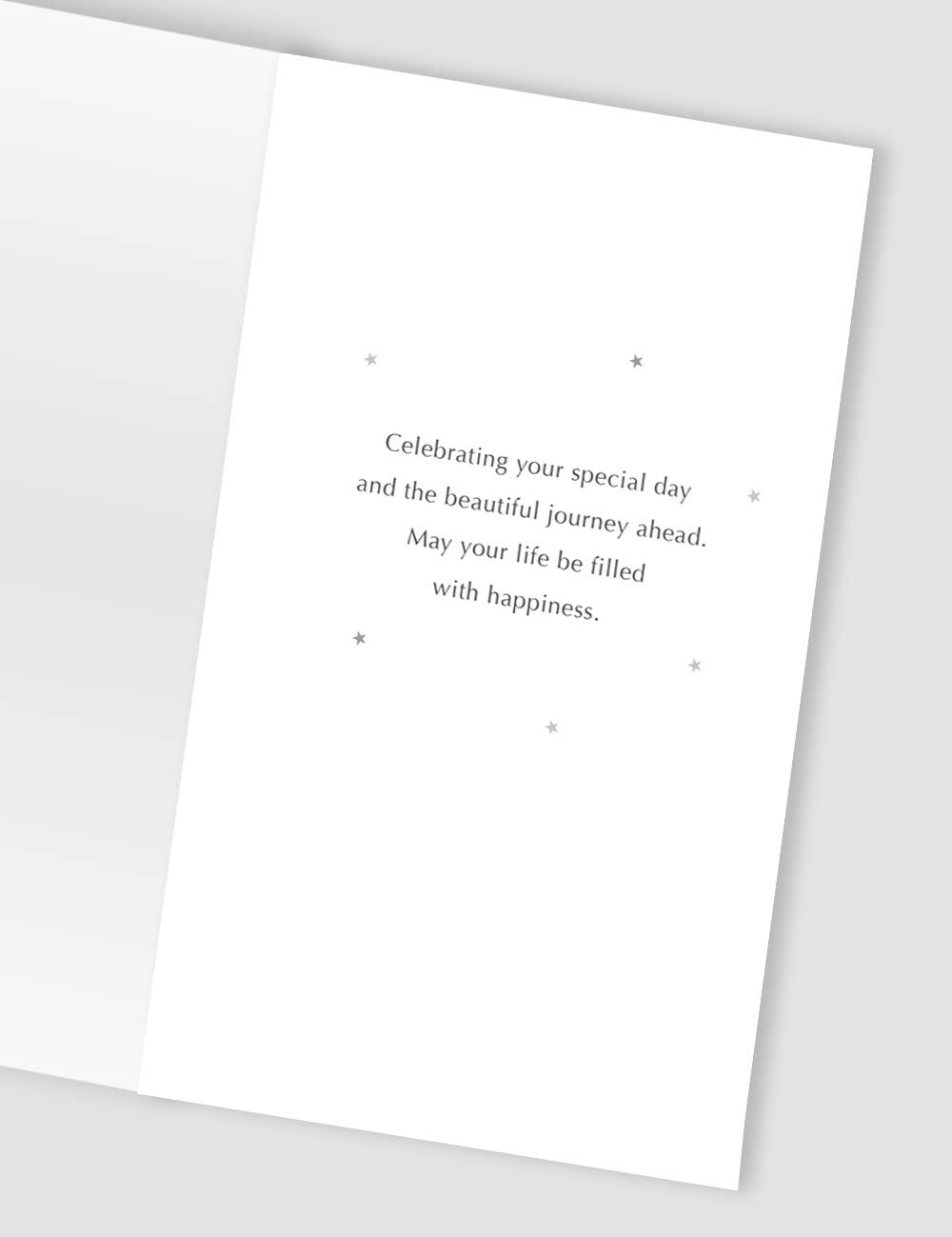 Baptism - Cross & Font - Champagne - Second Nature