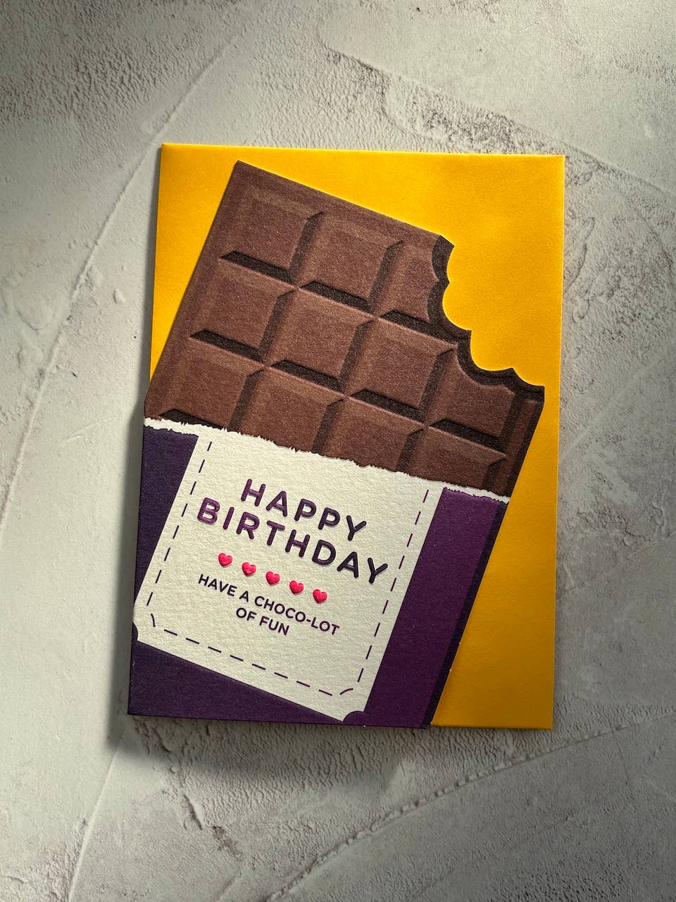 Chocolate (birthday) Card