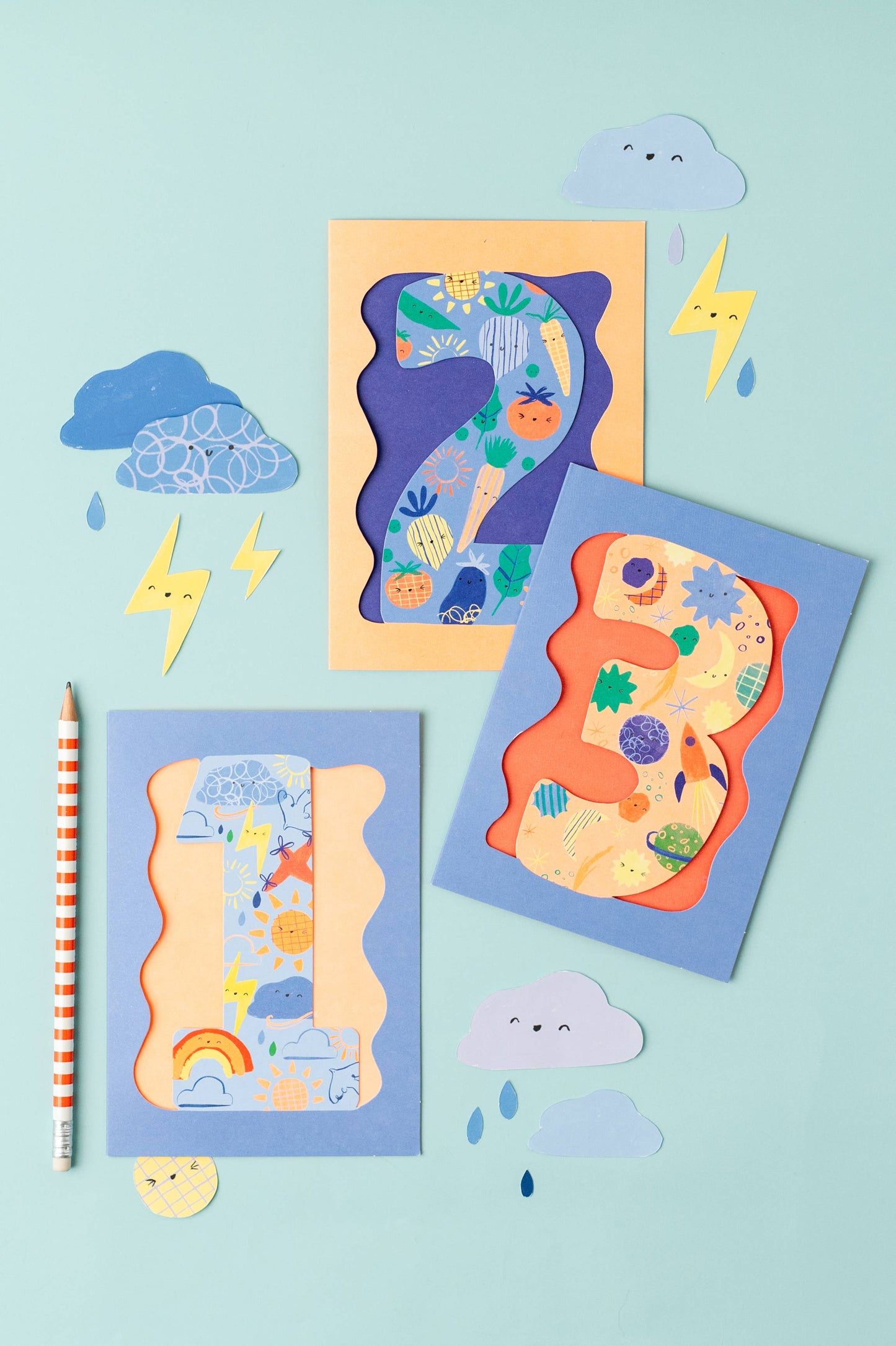 Doodle 3 Age Card Boys