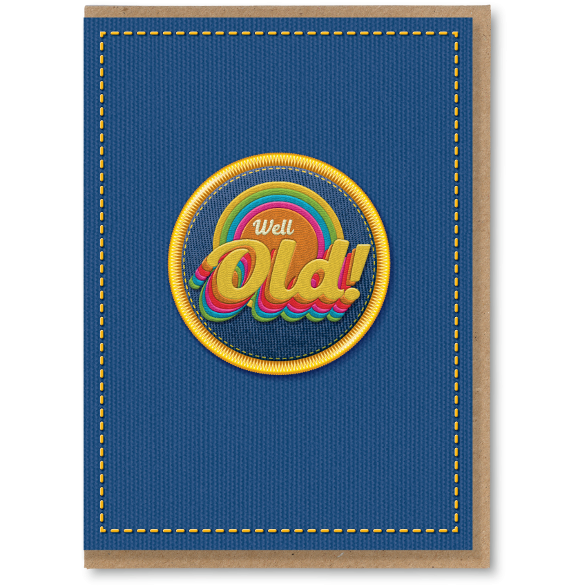 NAP10 Birthday card, well Old