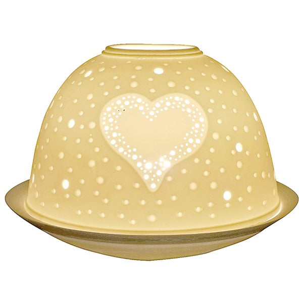 Nordic Lights Candle Shade Cutout Heart