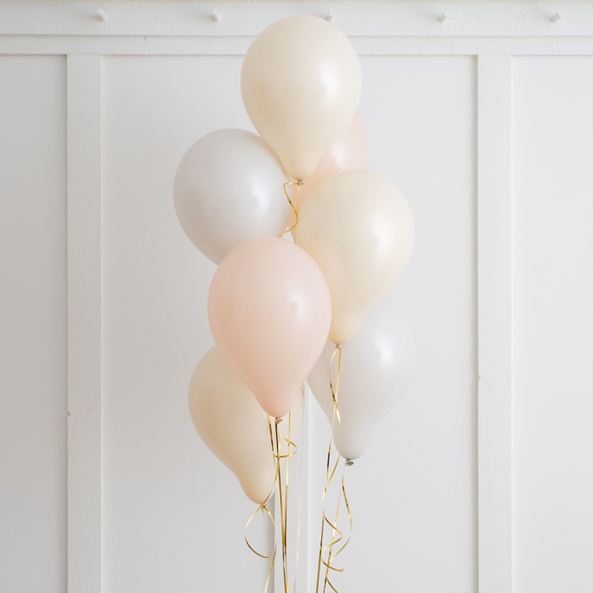Nude Blush Latex Balloon Bouquet (Helium Filled)