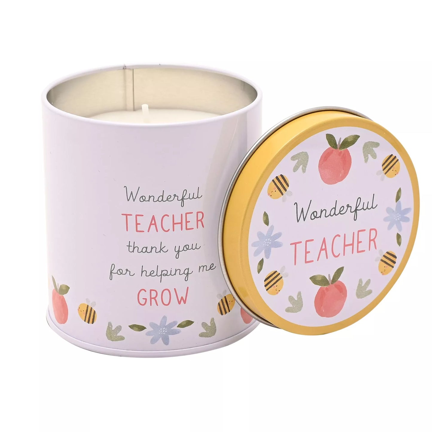 Love Life Tin Candle 8cm x 7.5cm - Teacher