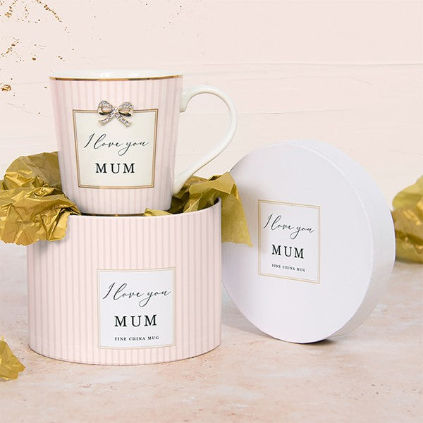 Madelaine Hearts Design I Love You Mum Mug