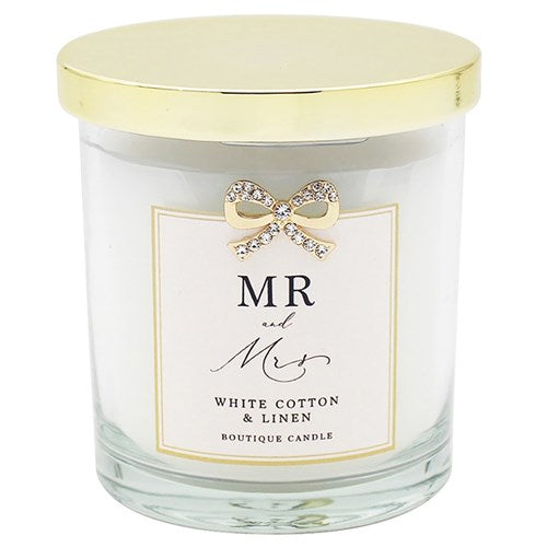 Madelaine By Hearts Designs Candle Mr & Mrs
