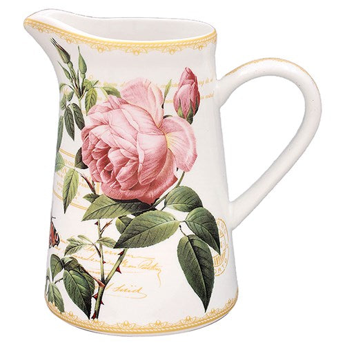Redoute Rose Jug