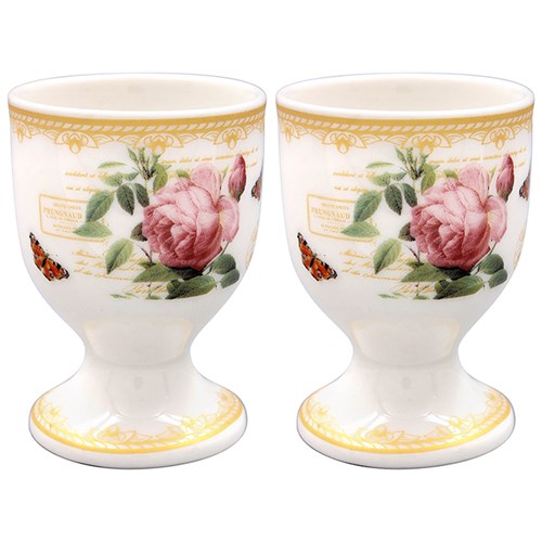 Redoute Rose Egg Cup