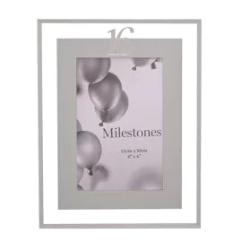 Milestones Mirror Border Frame 4" x 6" - 16