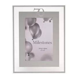 Milestones Mirror Border Frame 4" x 6" - 70