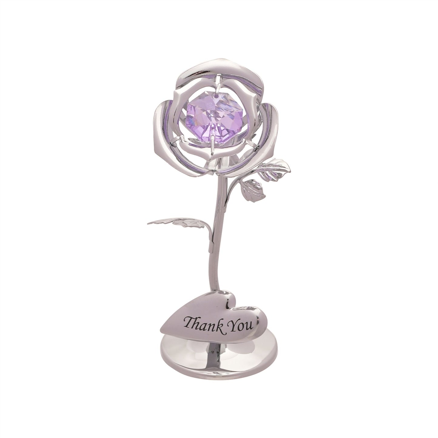 CRYSTOCRAFT CELEBRATION ROSE - "THANKYOU"
