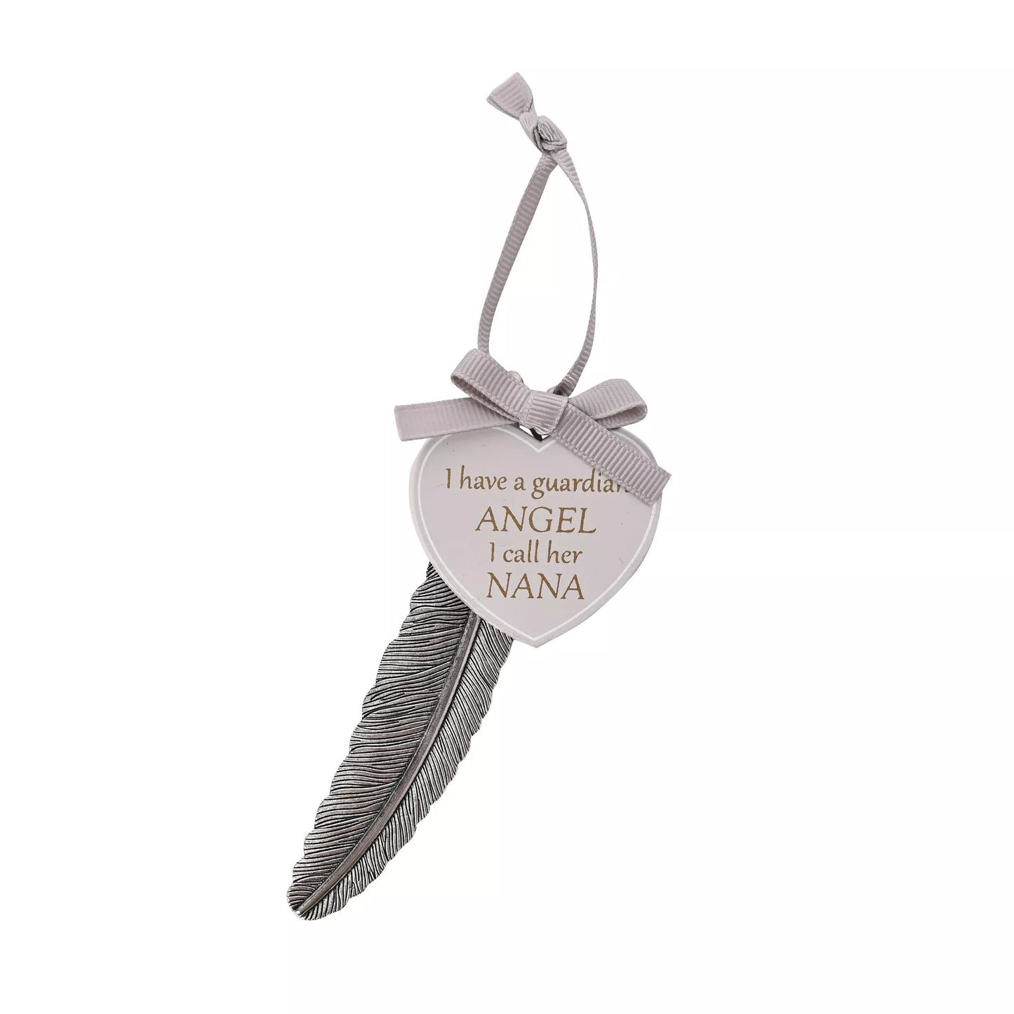**MULTI 6** Thoughts of You Feather Plaque 13cm "Nana"